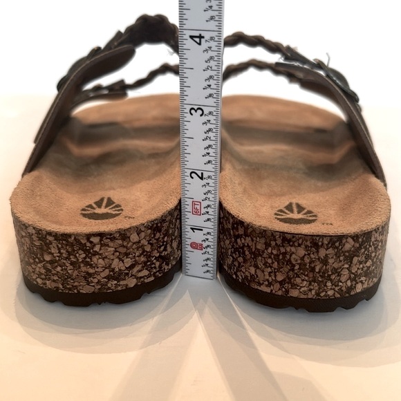 O'RAGEOUS Women's Woven Footbed Sandals Slides NEW Size 8 Minimal Timeless Boho - Picture 5 of 9